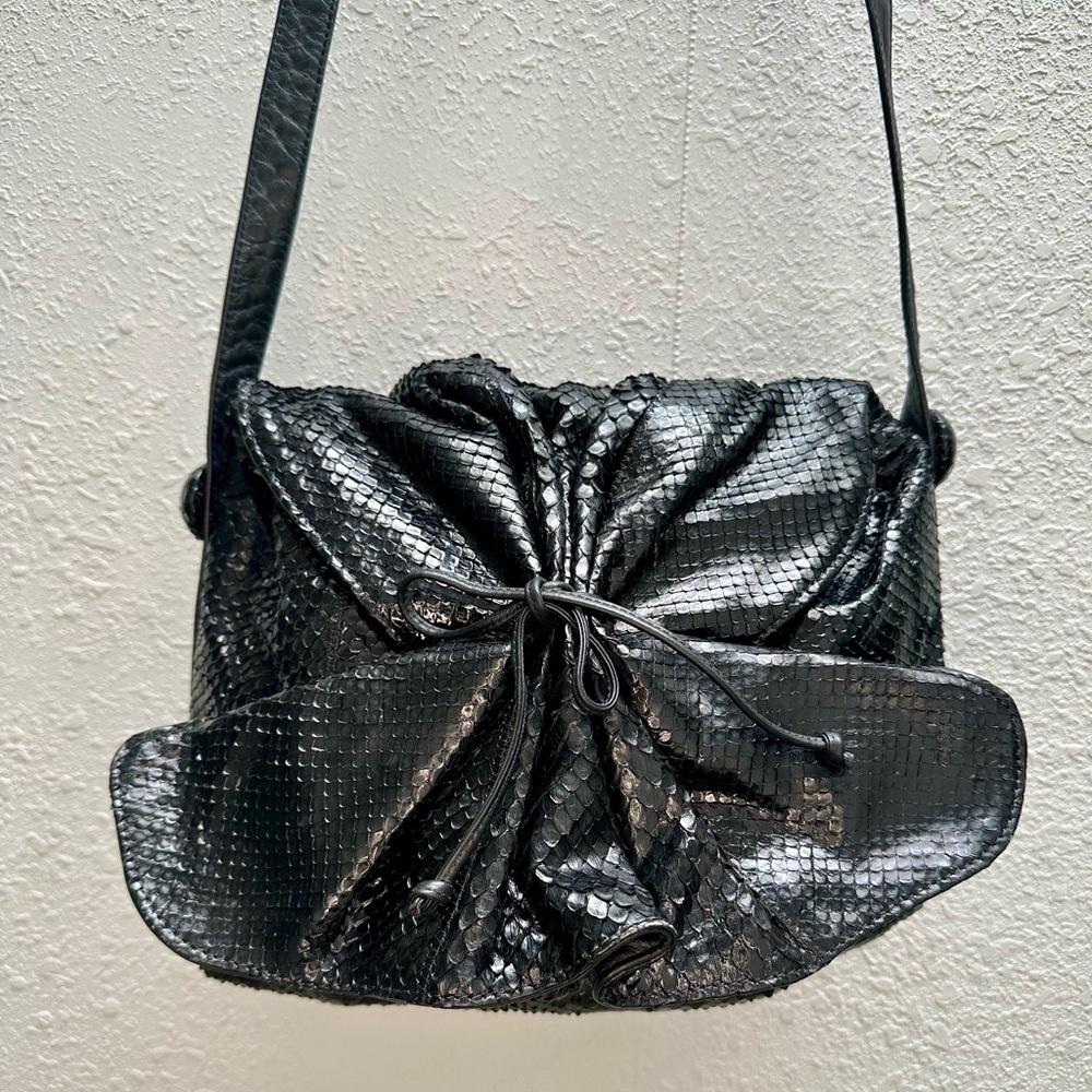Vintage Falchi “Butterfly” Snakeskin Bag
